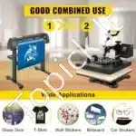 Terminis presas (38x38 cm) ir vinilo pjaustyklė (72 cm) - Image 2