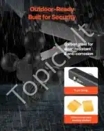 Trijų rutulių tralo kablio galvutė su kabliu 50 mm imtuvas – 47,6/50/58,7 mm rutuliai, juoda - Image 5