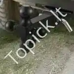 Trijų rutulių tralo kablio galvutė su kabliu 50 mm imtuvas – 47,6/50/58,7 mm rutuliai, juoda - Image 8