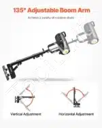 Trikampė sieninė svirtis, 50-110 cm / 3 kg - Image 4