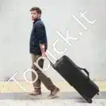 Tvirtas krepšys su ratukais studijos įrangai, 910x300x355 mm - Image 8