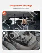 Universalios metalinės automobilio grotelės augintiniams (928 x 423 mm) - Image 7