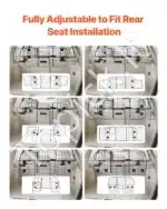 Universalios metalinės automobilio grotelės augintiniams (928 x 423 mm) - Image 4