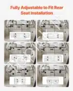 Universalios reguliuojamos apsauginės grotelės automobiliui (900-1525 x 416-650 mm) - Image 3