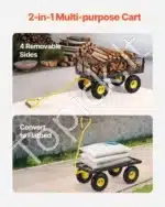 Universalus sodo vežimėlis-karutis su nuimamais šonais, 226 kg - Image 3