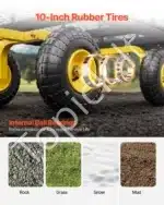 Universalus sodo vežimėlis-karutis su nuimamais šonais, 226 kg - Image 5