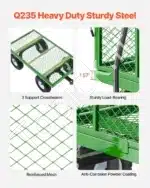 Universalus sodo vežimėlis-karutis su nuimamais šonais, 408 kg - Image 4