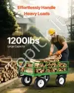 Universalus sodo vežimėlis-karutis su nuimamais šonais, 544 kg - Image 2