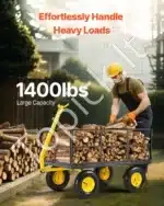 Universalus sodo vežimėlis-karutis su nuimamais šonais, 635 kg - Image 2