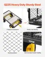 Universalus sodo vežimėlis-karutis su nuimamais šonais, 408 kg - Image 5