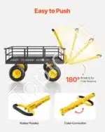 Universalus sodo vežimėlis-karutis su nuverčiamu dugnu, 300 kg - Image 6