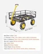 Universalus sodo vežimėlis-karutis su nuverčiamu dugnu, 300 kg - Image 7