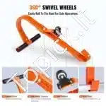 Universalus stogo kopėčių kabės stabilizatorius, plieninis, 58×36×25 cm - Image 5