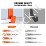 Universalus stogo kopėčių kabės stabilizatorius, plieninis, 58×36×25 cm - Image 4