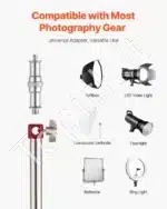 Universalus studijos stovas su ratukais, 320 cm / 20 kg - Image 2