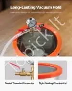 Vakuuminis siurblys su degazavimo kamera, 99 L/min - Image 3