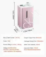 Vandenilio inhaliatorius, 99,99 % grynumo, 180 ml/min - Image 7