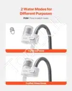 Vandens čiaupo filtras su 3 filtrais, baltas - Image 5