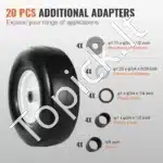 Vejapjovės Ratai su Ratlankiais 330x127-152 mm, 2 vnt. - Image 5