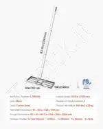 Vejos lygintuvas su ilga rankena 76 x 25.4 cm - Image 6