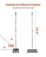 Vejos lygintuvas su ratukais, 25.4 x 43.1 cm - Image 4