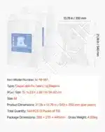 Vienkartinės šunų sauskelnės kalytėms – M dydis, 144 vnt. (2 pakuotės po 72) - Image 7