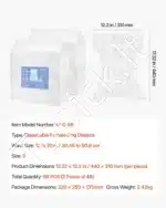 Vienkartinės šunų sauskelnės kalytėms – S dydis, 48 vnt. - Image 7