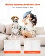 Vienkartinės šunų sauskelnės patinams – S dydis, 144 vnt. (2 pakuotės po 72) - Image 6