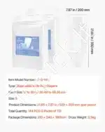 Vienkartinės šunų sauskelnės patinams – S dydis, 144 vnt. (2 pakuotės po 72) - Image 7