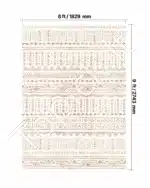 Vintažinis kilimas, 182,9 x 274,3 cm, šviesus - Image 2