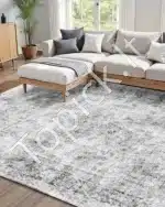 Vintažinis pilkas kilimas, 182,9 x 274,3 cm - Image 2