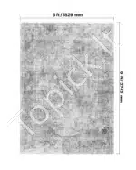 Vintažinis pilkas kilimas, 182,9 x 274,3 cm - Image 3