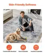 Vintažinis pilkas kilimas, 182,9 x 274,3 cm - Image 6