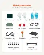 Vonia šunims iš nerūdijančio plieno su laiptais ir dešiniosiomis durelėmis (1270 x 700 x 1545 mm) - Image 6