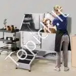 Vonia šunims su rampa ir kairiosiomis durelėmis 127 x 58 x 149.5 cm - Image 9