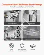 Vonia šunims su rampa ir kairiosiomis durelėmis (1500 x 700 x 1495 mm) - Image 5