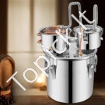 Įvairių stipriųjų gėrimų ir vandens distiliatorius - 12 L – Kompaktiškas nerūdijančio plieno ir vario rinkinys - Image 5