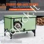 Šildomas katės namelis su stogeliu – 62,5 × 33 × 42 cm, žalia spalva - Image 4