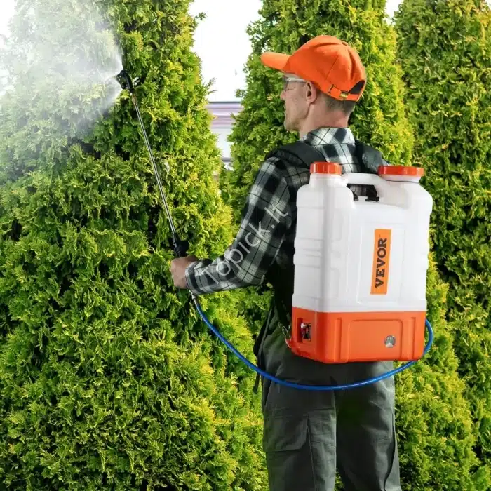 kumuliatorinis nešiojamas purkštuvas – 15 L talpa, 12 V, reguliuojamas slėgis iki 94 PSI, daugiafunkcis naudojimas - Image 7