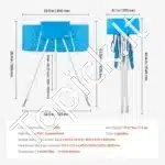 Šunų vonia mažiems ir vidutinio dydžio augintiniams – mėlyna - Image 7