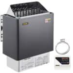 Elektrinė pirties krosnelė su išoriniu valdikliu, 9 kW