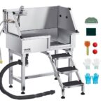 Šunų vonia su šampūno laikikliu ir PE vandens filtru – 870 mm x 488 mm x 1025 mm