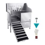 Elektrinė šunų vonia su kairėmis durimis – 1275 mm x 795 mm x 1435 mm