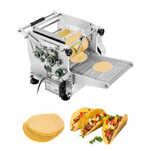 us2FDDYMBJDDK55I9RU9JV22Fgoods_img-v12Ftortilla-machine-m100-1.2.jpg Elektrinė automatinė mašina tortilijoms ir blynams, 14 cm, 1400 vnt/val - Image 1