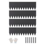 Plieninė vejos ir gėlynų apvado juosta 1016 x 304,8 x 1,5 mm (4 vnt.)