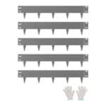 Plieninė vejos ir gėlynų apvado juosta 990 x 181 x 1,5 mm (5 vnt.)