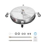 Aukšto slėgio plovimo įrenginys paviršiams valyti su 4 ratais, 465 mm