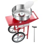 Komercinis cukraus vatos aparatas su vežimėliu, 1000 W