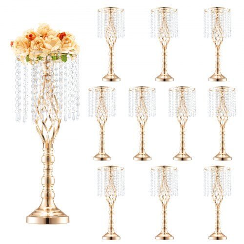 us2FHLHPSJK55CM1CP4W7V02Fgoods_img-v22Fmetal-wedding-vase-centerpiece-m100-1.2.jpg 10 vnt. auksiniai spiraliniai gėlių stovai vestuvėms - Image 1