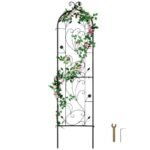 Metalinis sodo grotelių rinkinys augalams – 38 × 152 cm